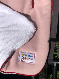 Matelas de poussette vieux rose