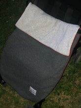 Charger l&#39;image dans la galerie, Cape anti-froid gris jogging/anthracite