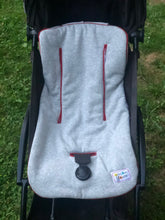 Charger l&#39;image dans la galerie, Matelas de poussette gris jogging