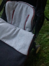 Charger l&#39;image dans la galerie, Cape anti-froid gris jogging/anthracite